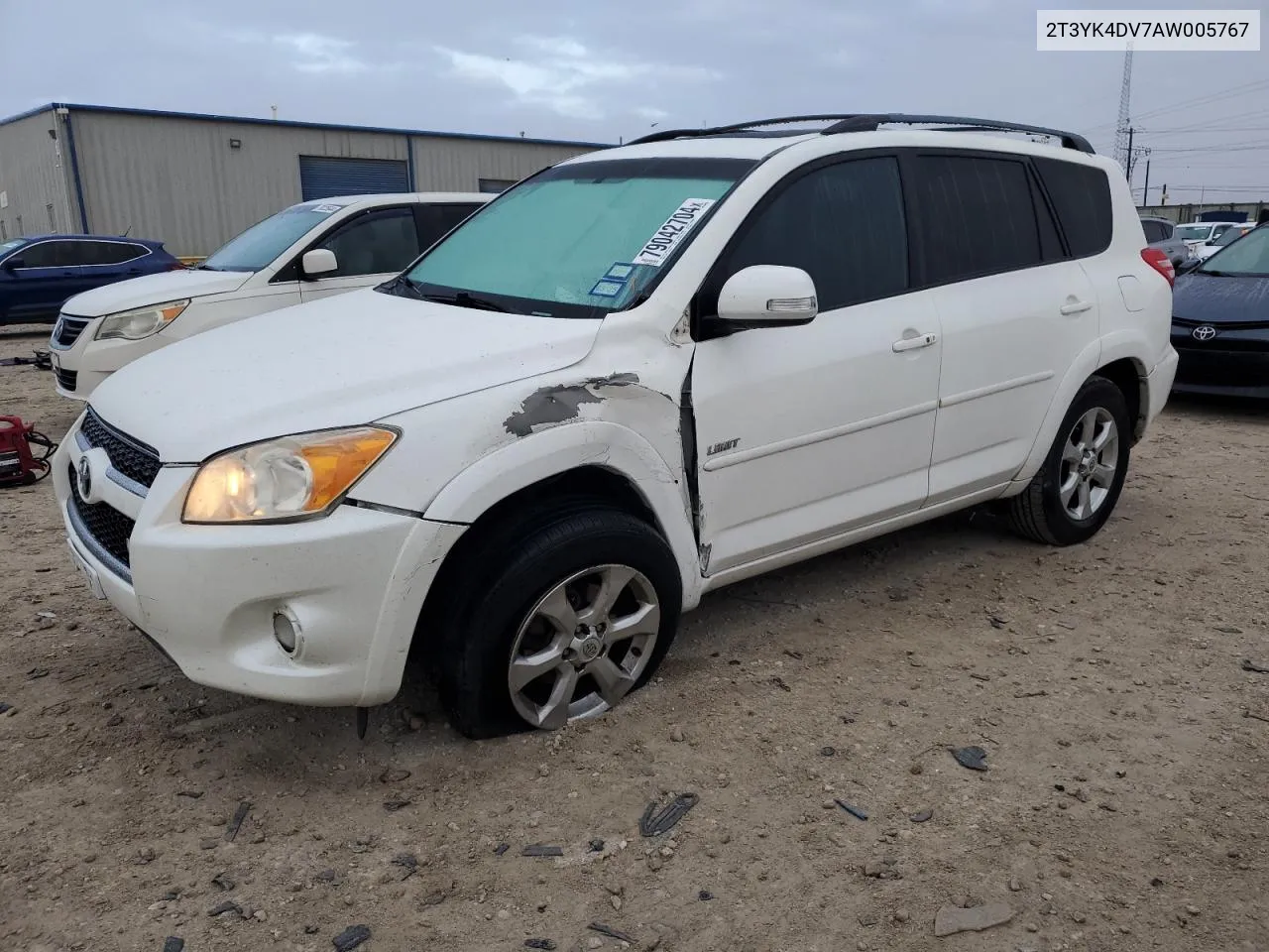 2010 Toyota Rav4 Limited VIN: 2T3YK4DV7AW005767 Lot: 79042704