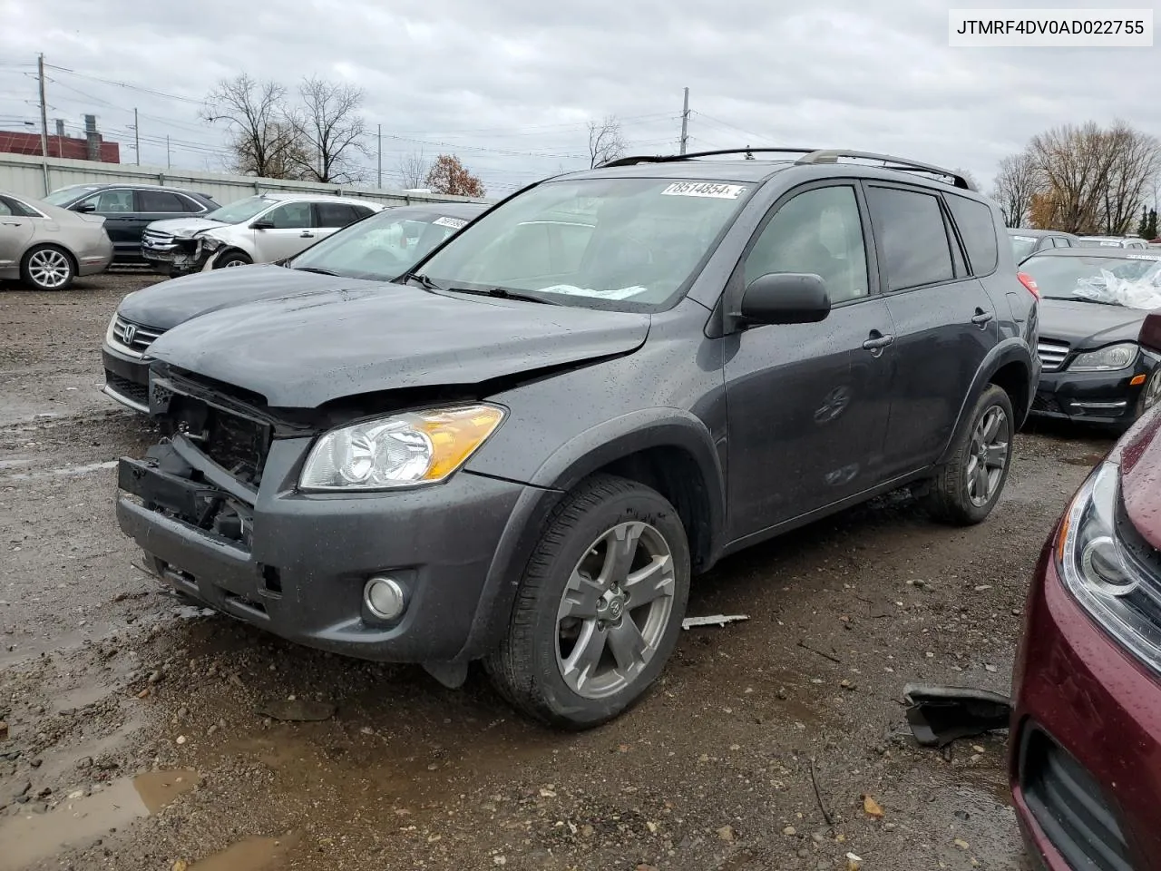 2010 Toyota Rav4 Sport VIN: JTMRF4DV0AD022755 Lot: 79170354