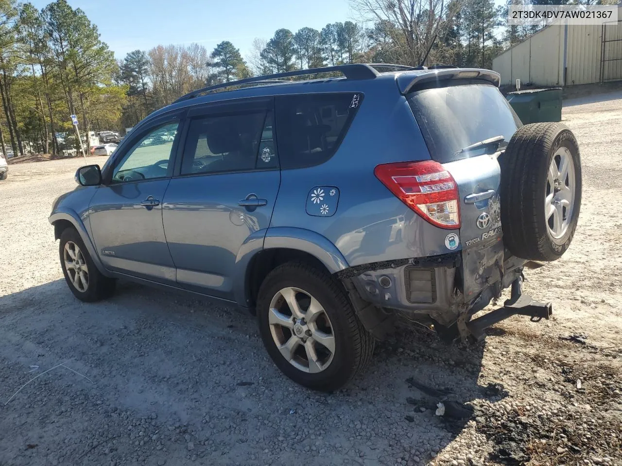 2010 Toyota Rav4 Limited VIN: 2T3DK4DV7AW021367 Lot: 80024854