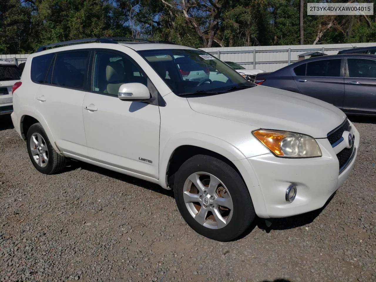 2010 Toyota Rav4 Limited VIN: 2T3YK4DVXAW004015 Lot: 80564784