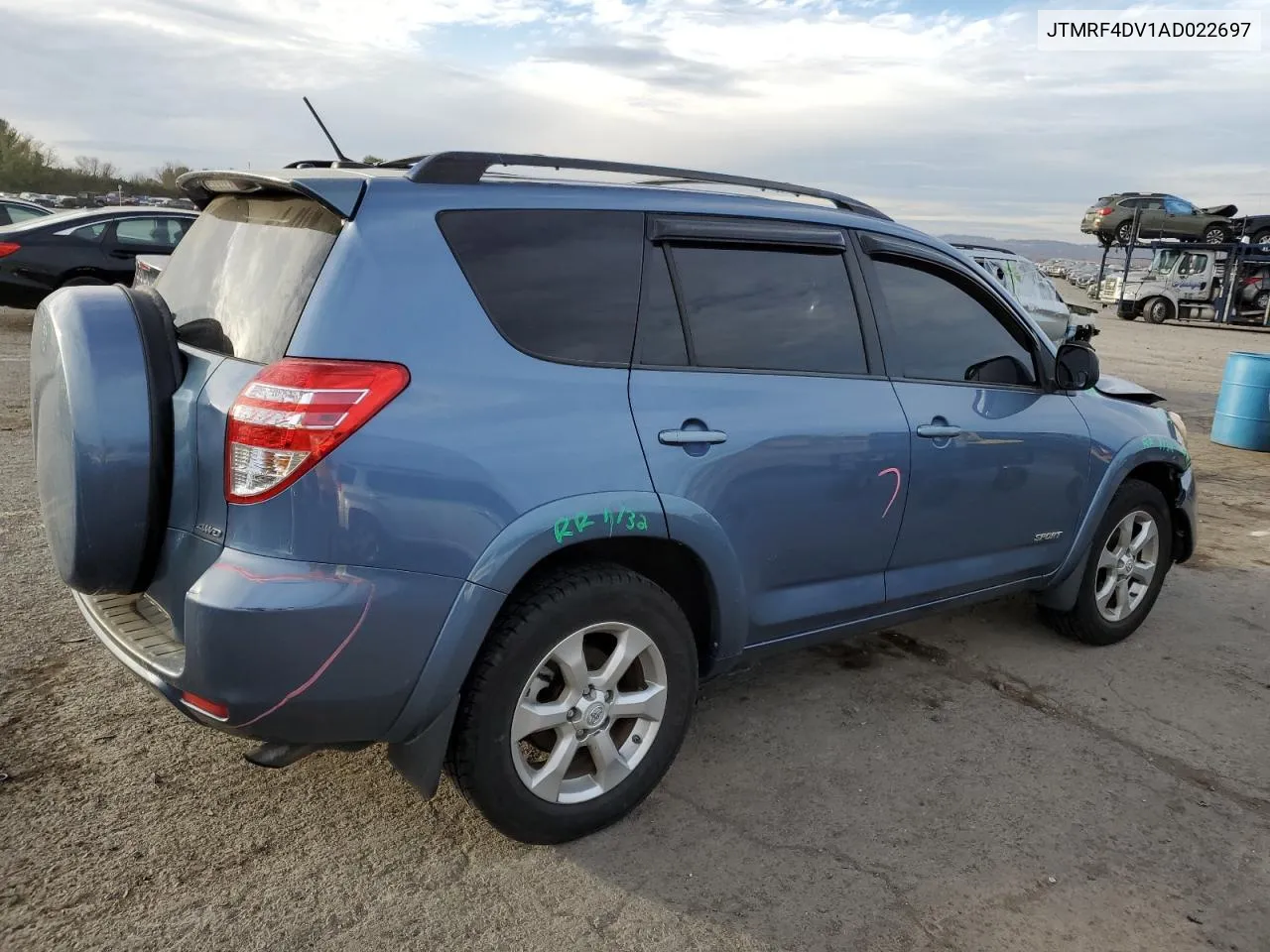 2010 Toyota Rav4 Sport VIN: JTMRF4DV1AD022697 Lot: 80726114