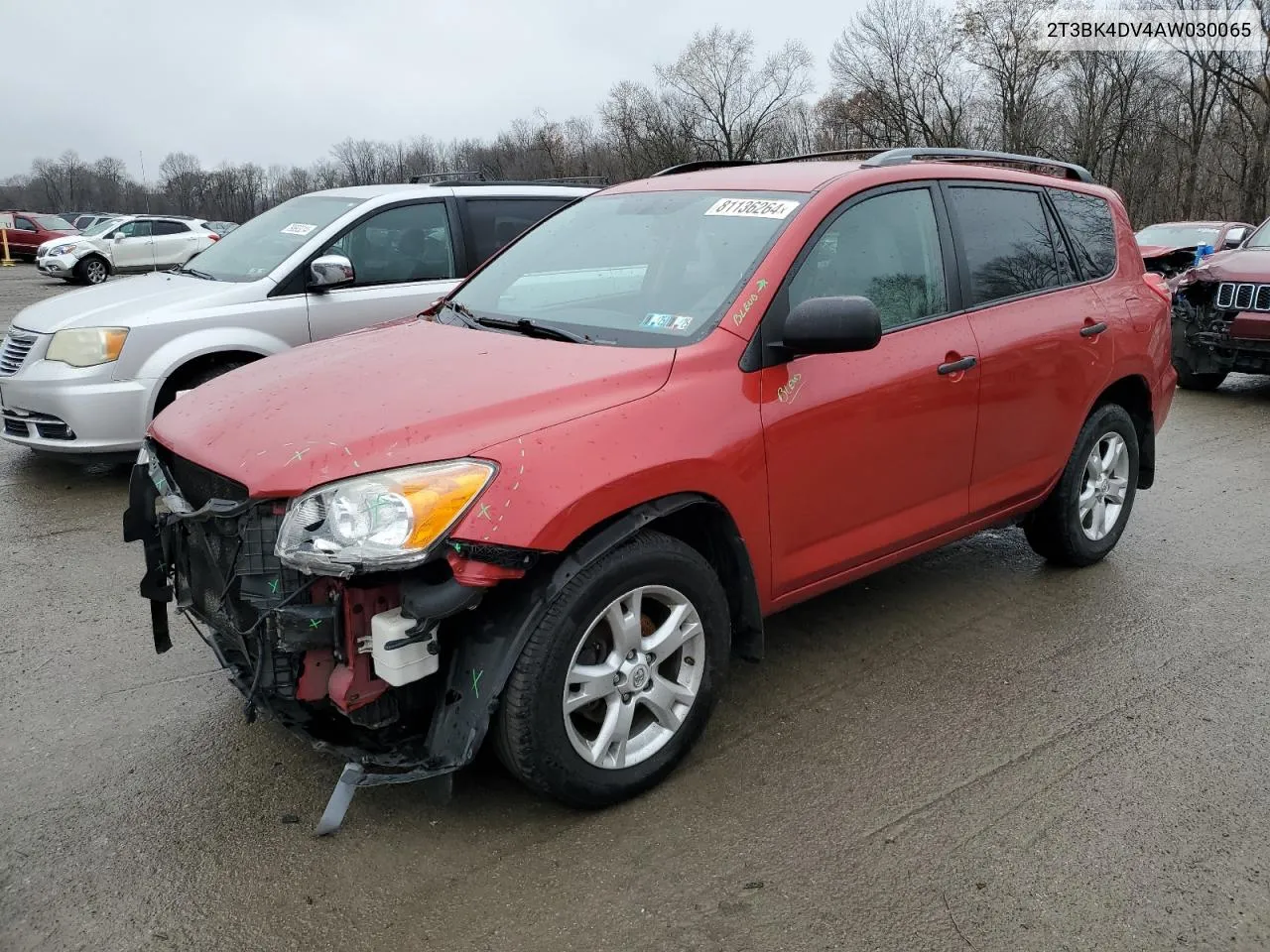 2010 Toyota Rav4 VIN: 2T3BK4DV4AW030065 Lot: 81136264