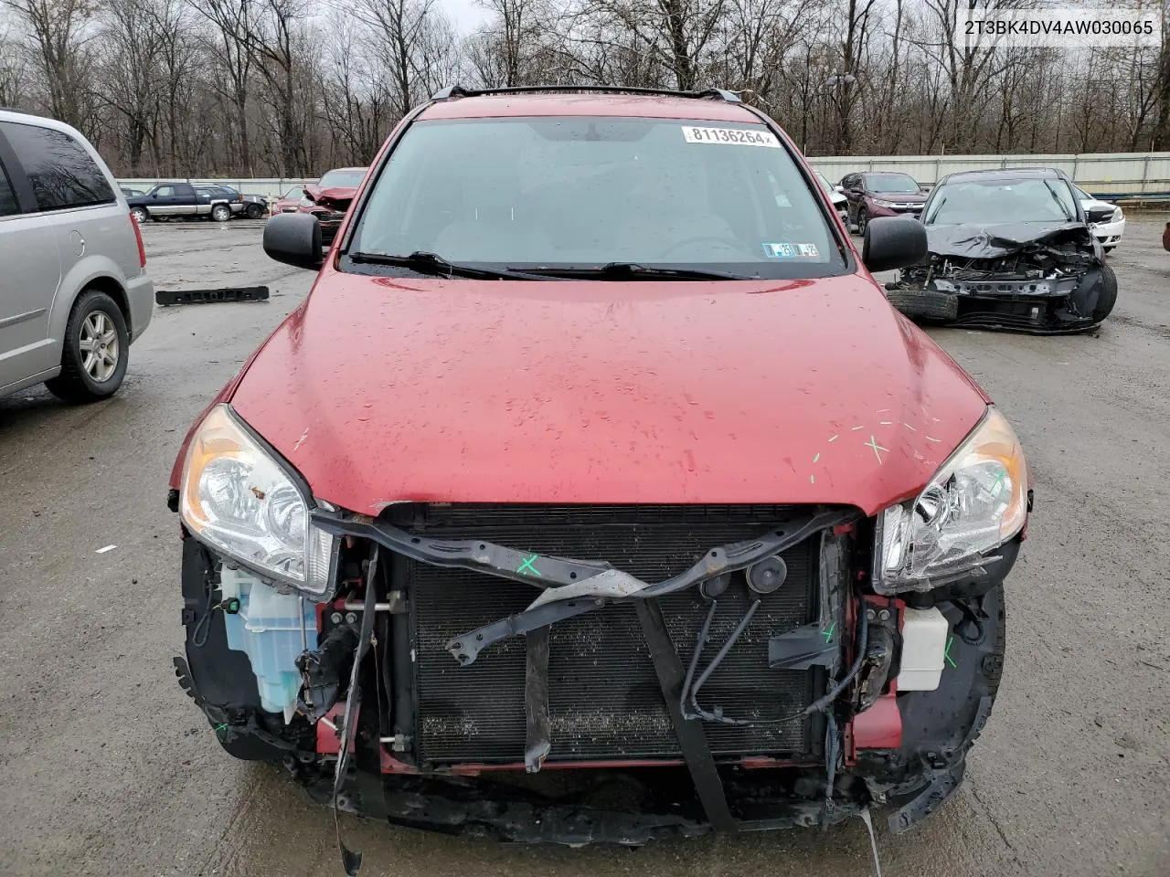 2010 Toyota Rav4 VIN: 2T3BK4DV4AW030065 Lot: 81136264