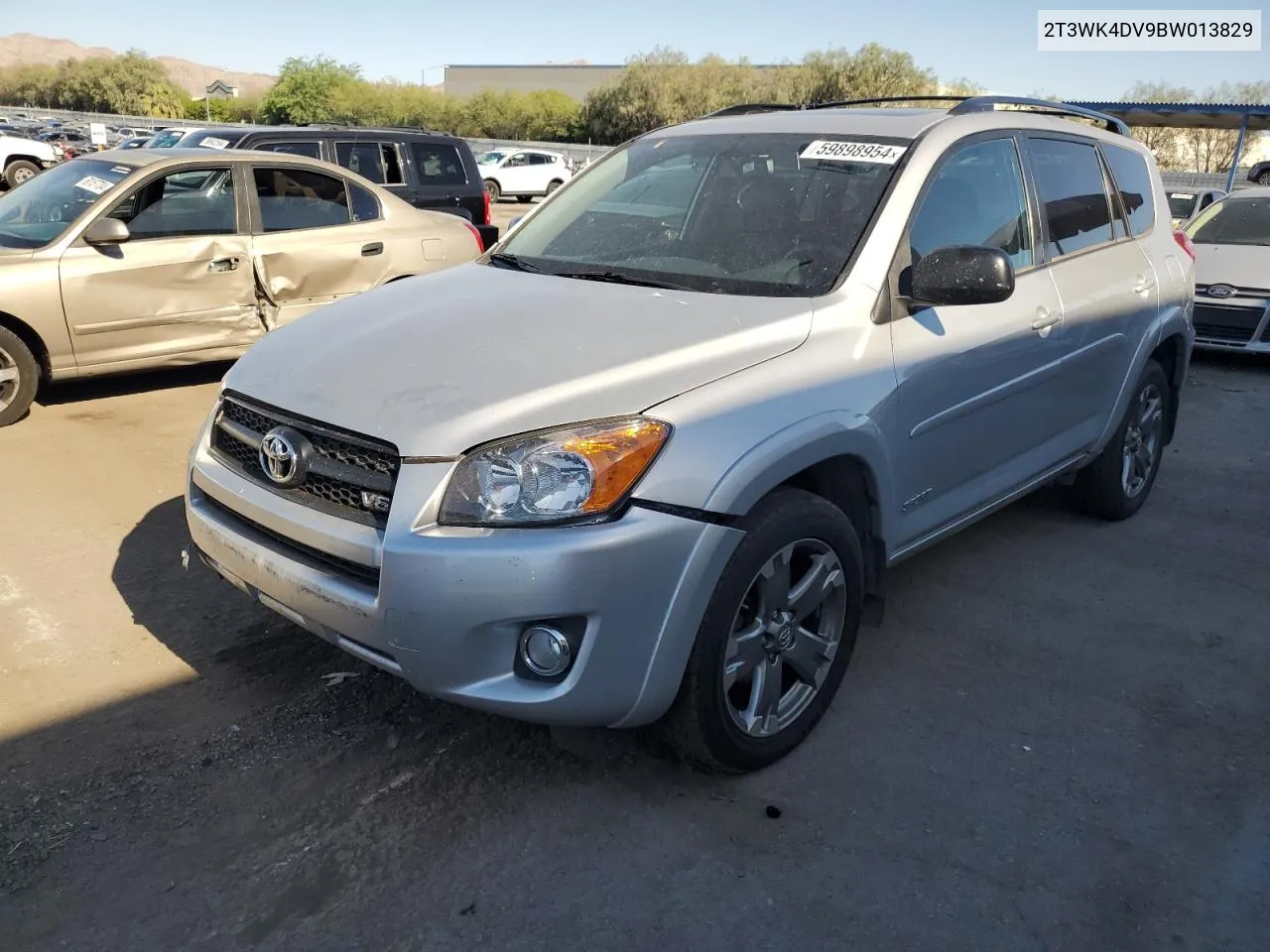 2011 Toyota Rav4 Sport VIN: 2T3WK4DV9BW013829 Lot: 59898954