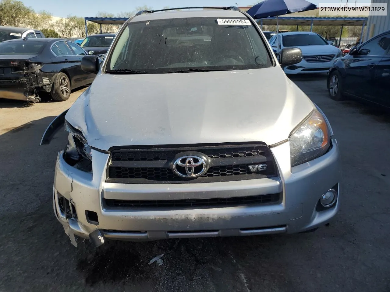 2011 Toyota Rav4 Sport VIN: 2T3WK4DV9BW013829 Lot: 59898954