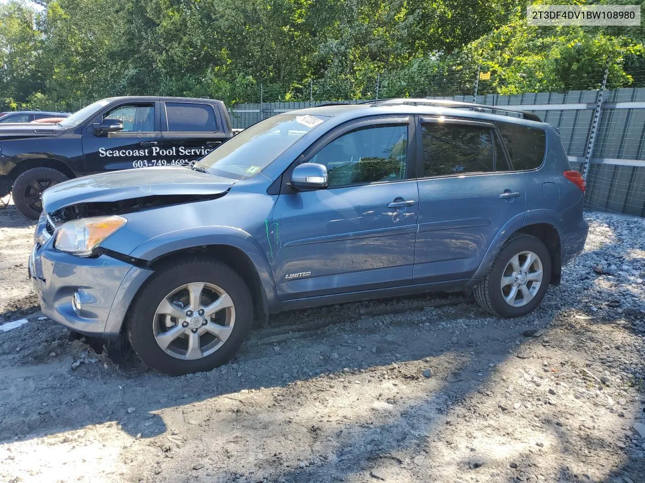 2011 Toyota Rav4 Limited VIN: 2T3DF4DV1BW108980 Lot: 60702054