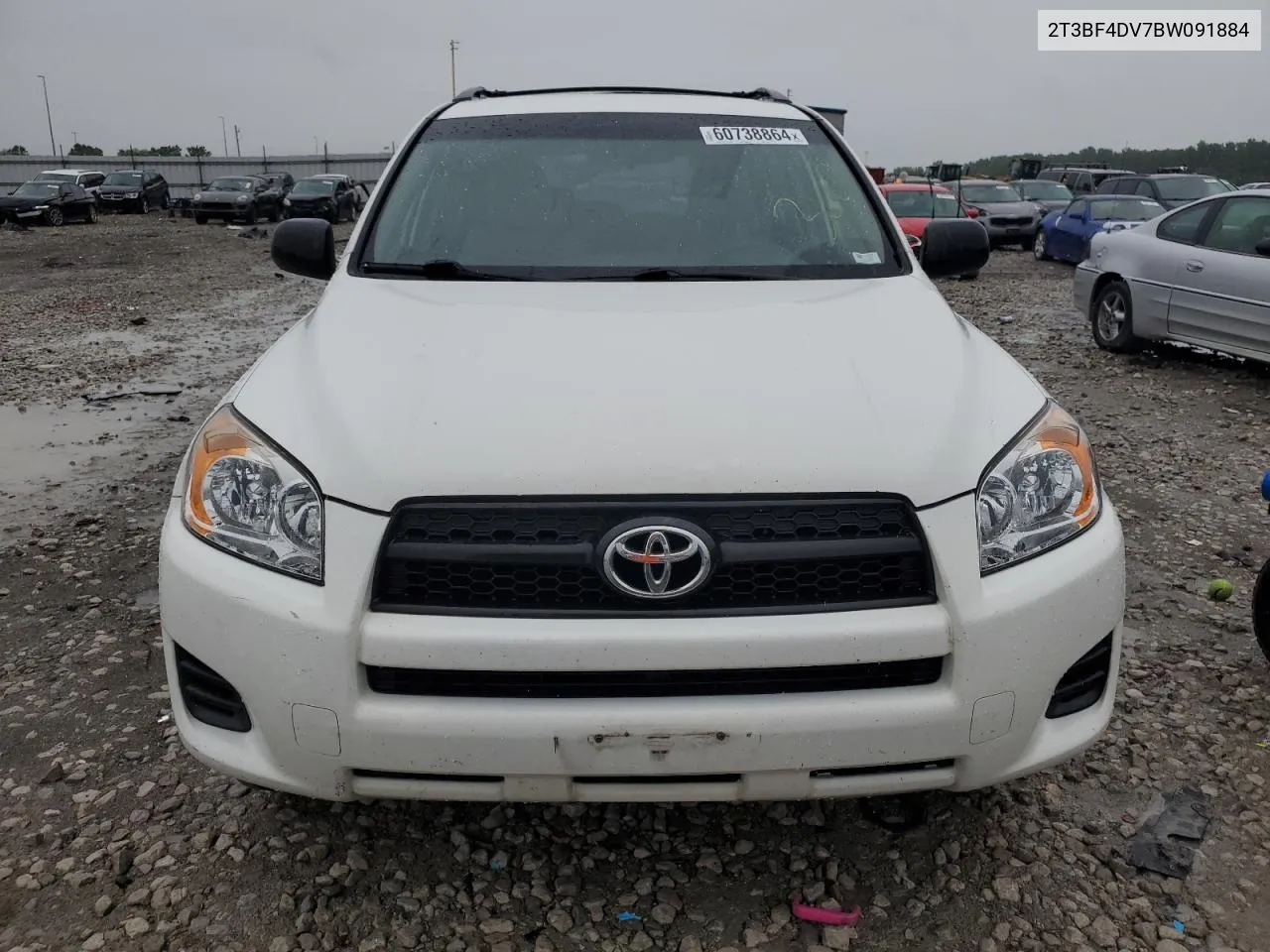 2011 Toyota Rav4 VIN: 2T3BF4DV7BW091884 Lot: 60738864