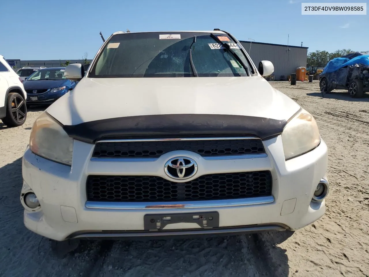 2011 Toyota Rav4 Limited VIN: 2T3DF4DV9BW098585 Lot: 62225544