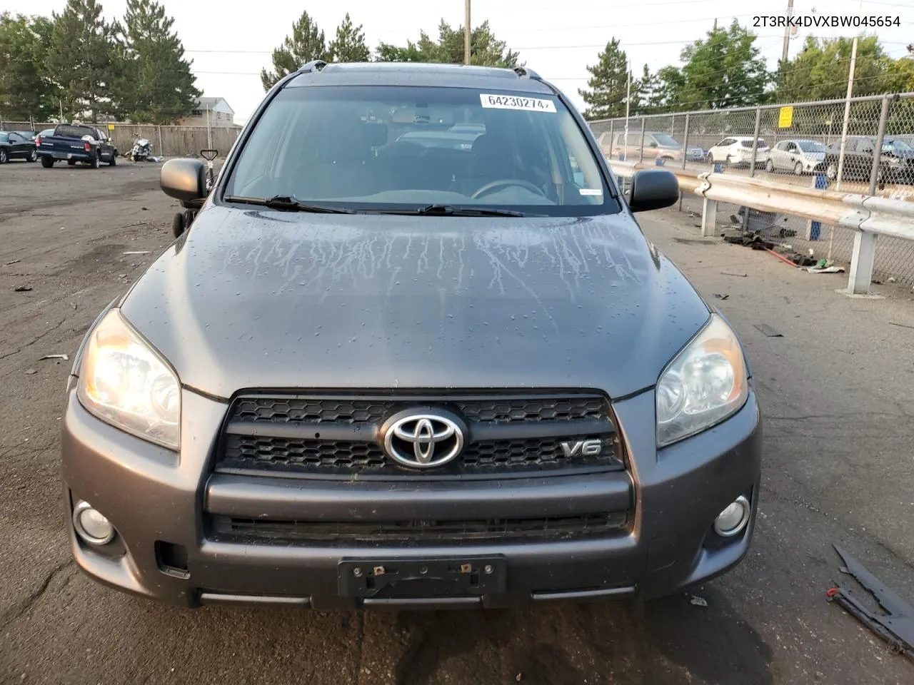 2011 Toyota Rav4 Sport VIN: 2T3RK4DVXBW045654 Lot: 64230274