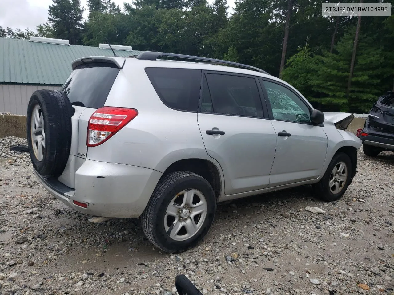 2011 Toyota Rav4 VIN: 2T3JF4DV1BW104995 Lot: 65833914