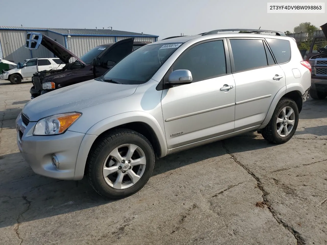 2011 Toyota Rav4 Limited VIN: 2T3YF4DV9BW098863 Lot: 66658814