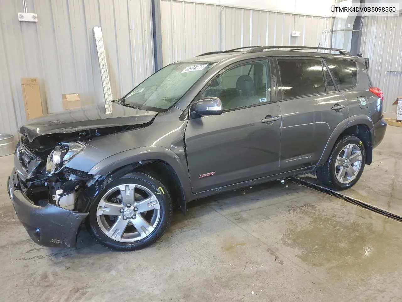 2011 Toyota Rav4 Sport VIN: JTMRK4DV0B5098550 Lot: 66934874