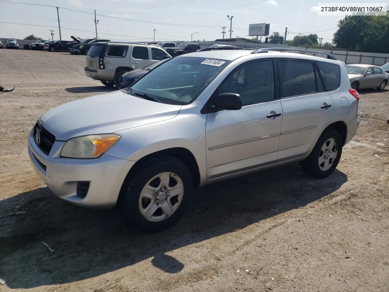 2011 Toyota Rav4 VIN: 2T3BF4DV8BW110667 Lot: 67931604