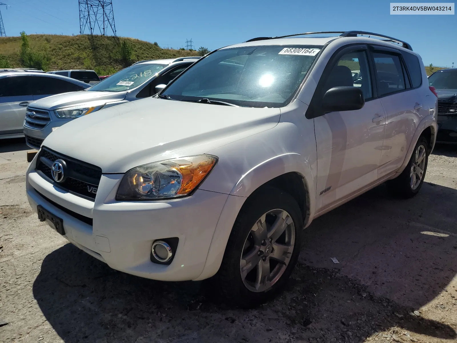 2011 Toyota Rav4 Sport VIN: 2T3RK4DV5BW043214 Lot: 68300164