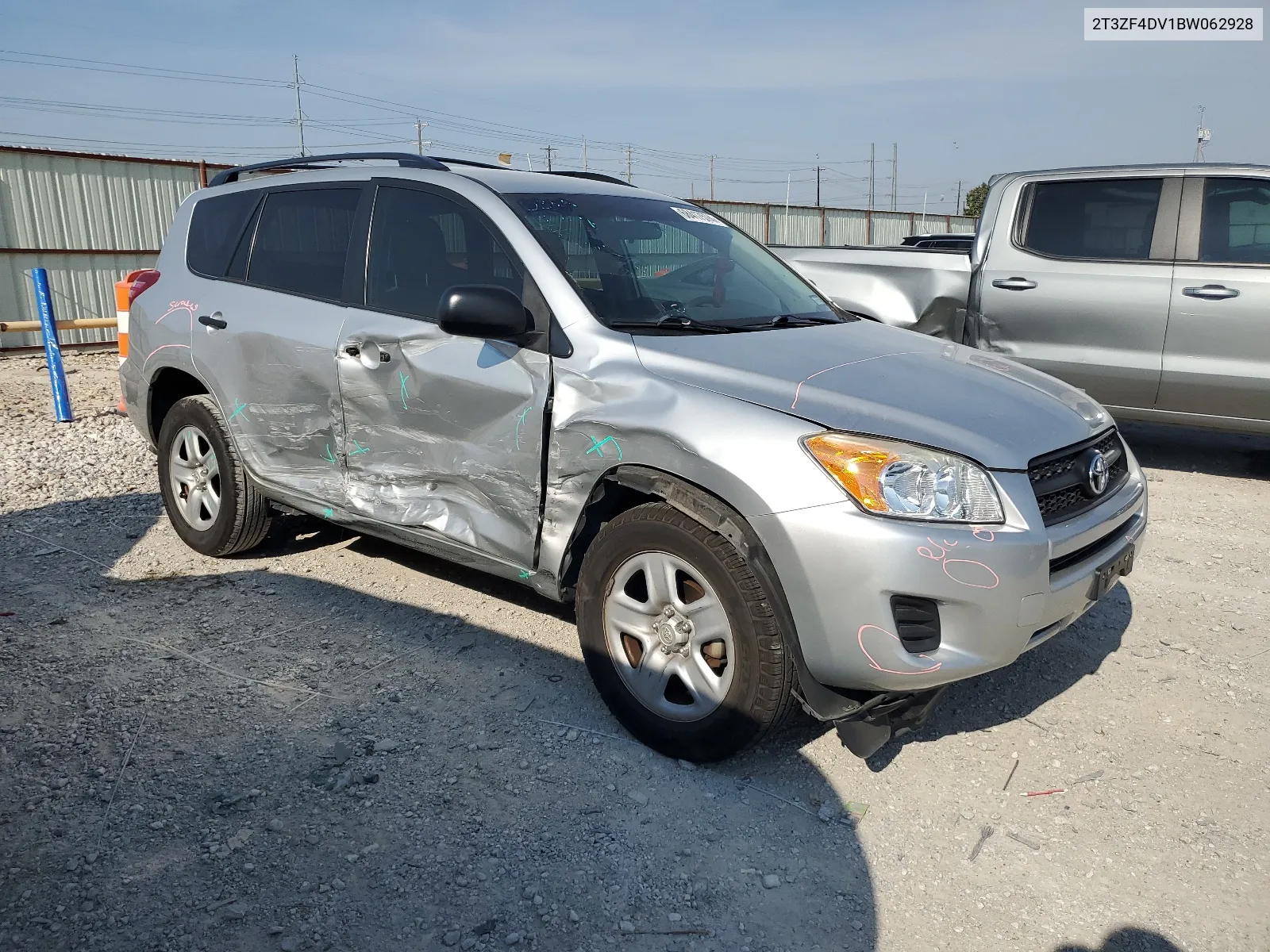 2011 Toyota Rav4 VIN: 2T3ZF4DV1BW062928 Lot: 68417574