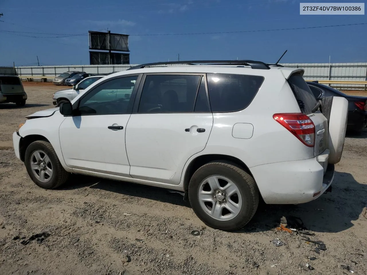 2011 Toyota Rav4 VIN: 2T3ZF4DV7BW100386 Lot: 69027974