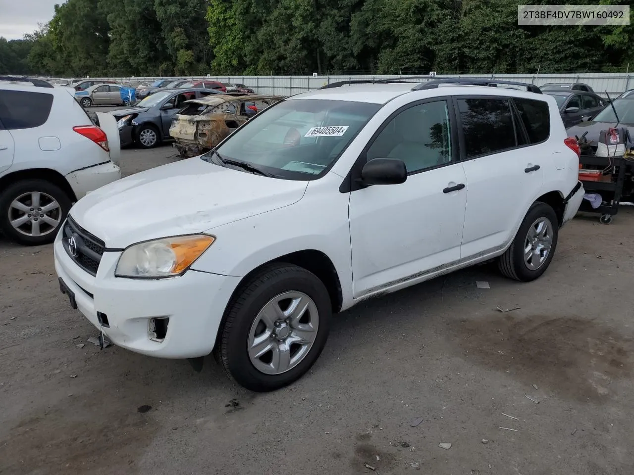 2011 Toyota Rav4 VIN: 2T3BF4DV7BW160492 Lot: 69405504