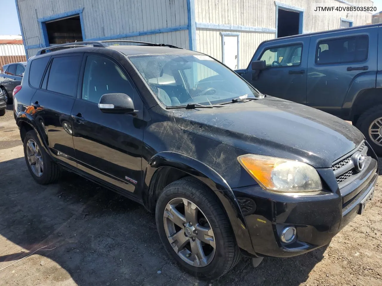 2011 Toyota Rav4 Sport VIN: JTMWF4DV8B5035820 Lot: 69855534