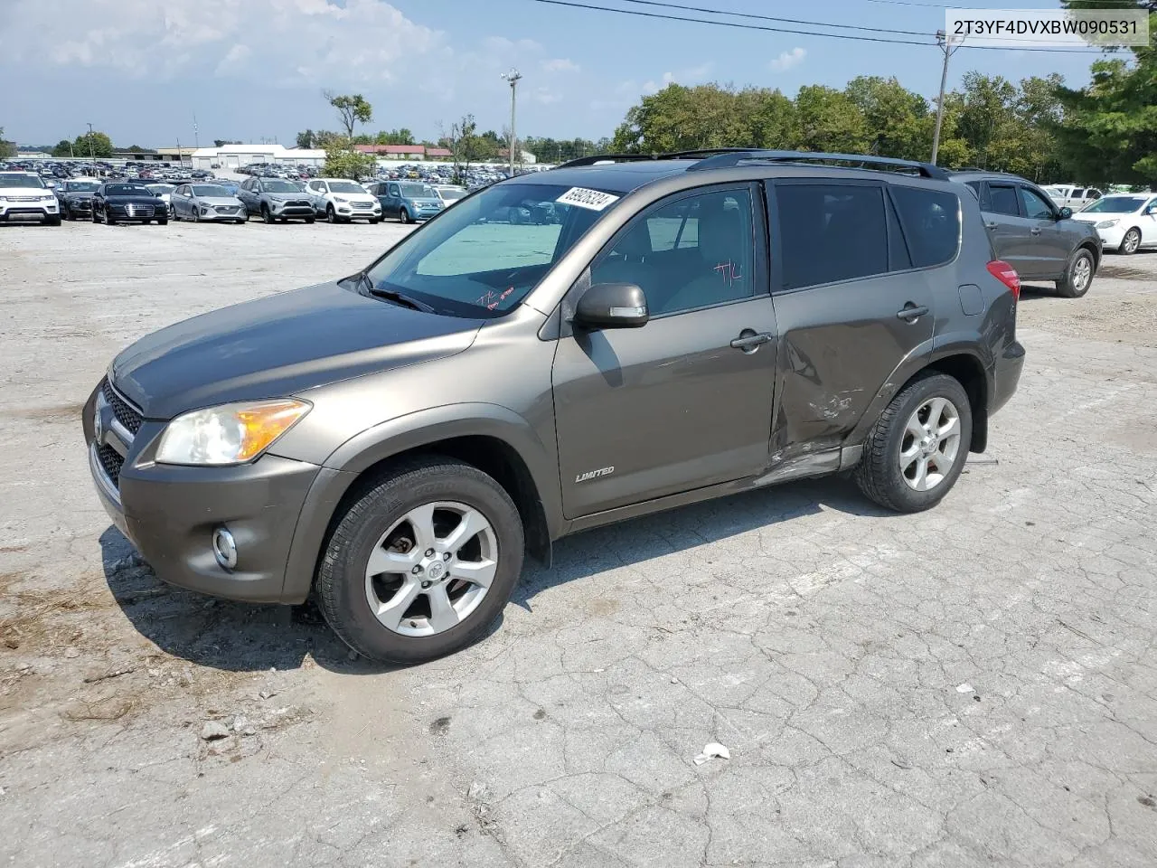 2011 Toyota Rav4 Limited VIN: 2T3YF4DVXBW090531 Lot: 69926324