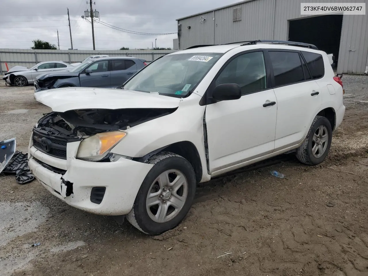 2011 Toyota Rav4 VIN: 2T3KF4DV6BW062747 Lot: 69994264