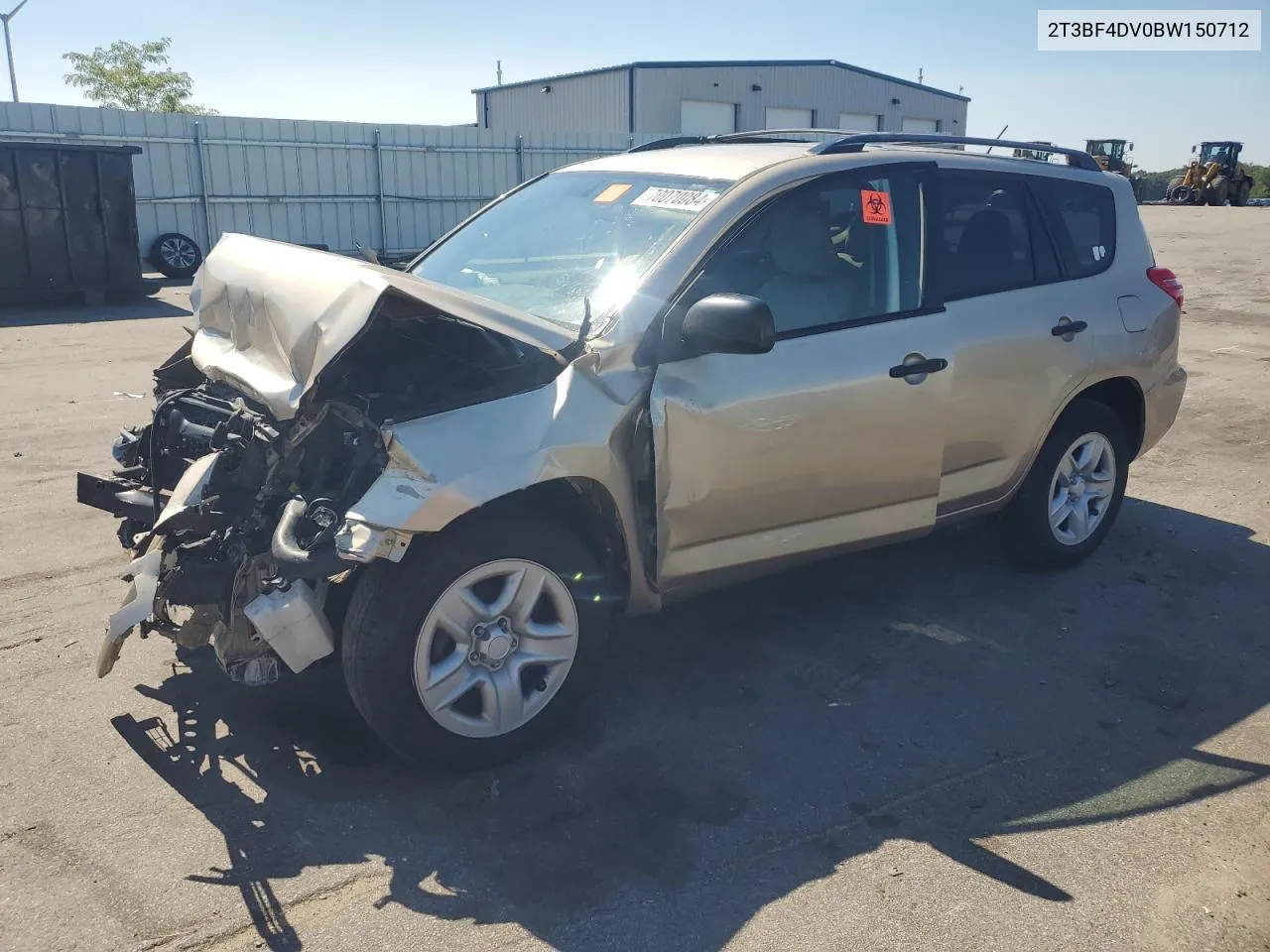 2011 Toyota Rav4 VIN: 2T3BF4DV0BW150712 Lot: 70070084