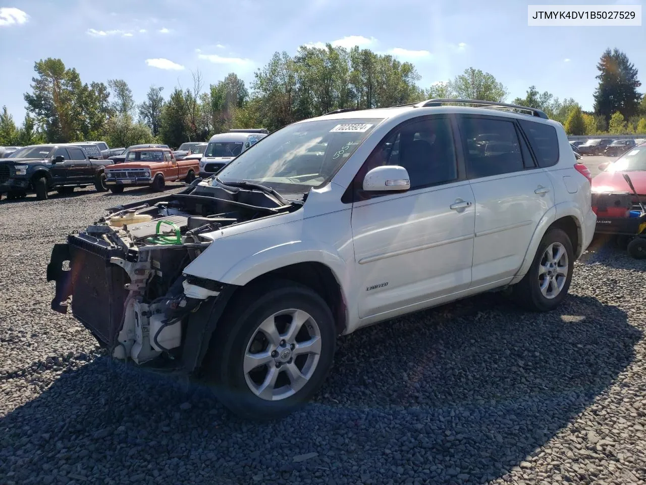 2011 Toyota Rav4 Limited VIN: JTMYK4DV1B5027529 Lot: 70235924