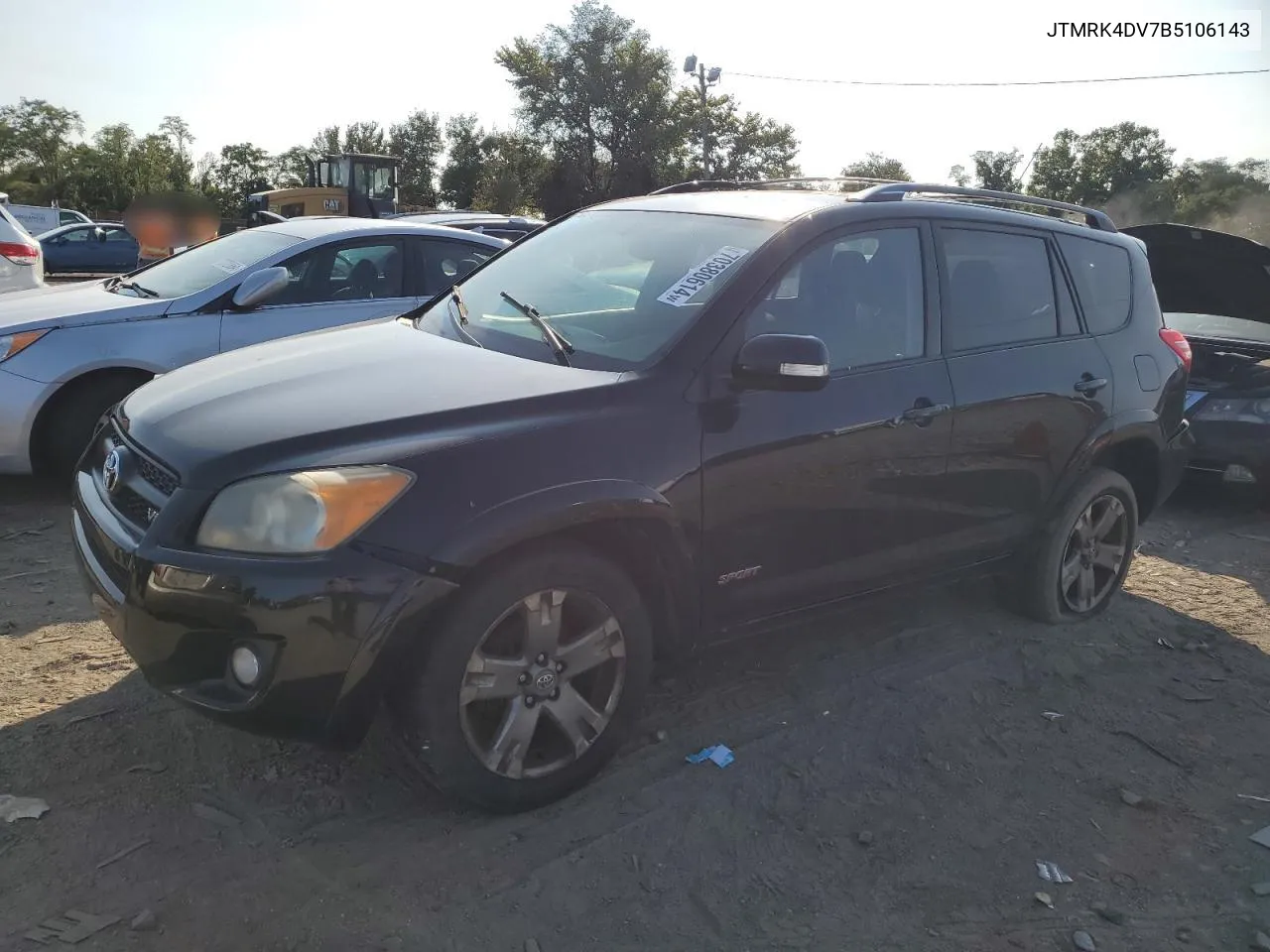 2011 Toyota Rav4 Sport VIN: JTMRK4DV7B5106143 Lot: 70380614