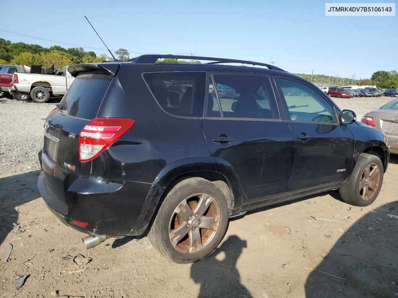 2011 Toyota Rav4 Sport VIN: JTMRK4DV7B5106143 Lot: 70380614