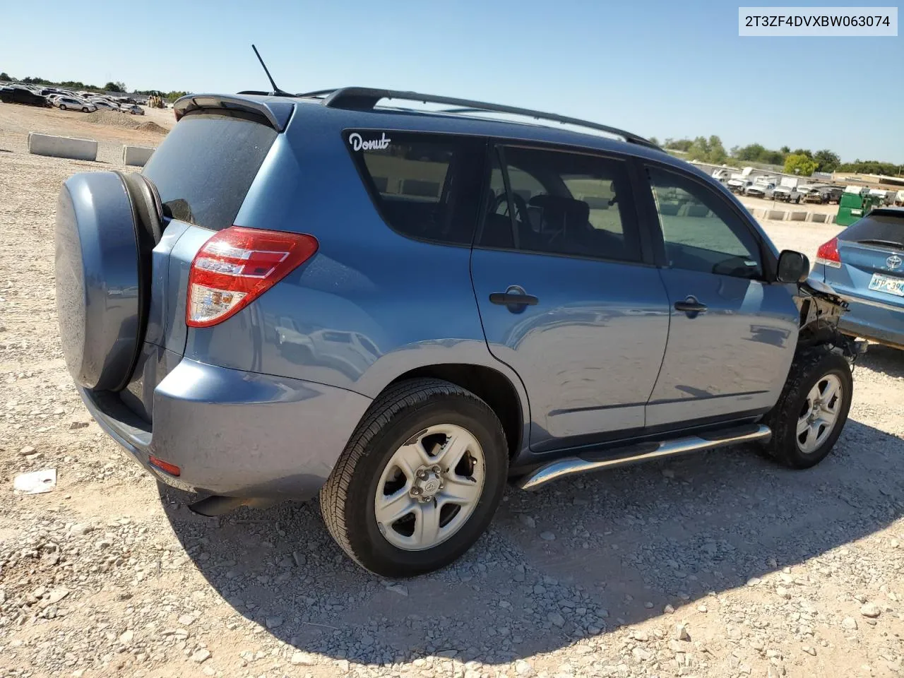 2011 Toyota Rav4 VIN: 2T3ZF4DVXBW063074 Lot: 70424174