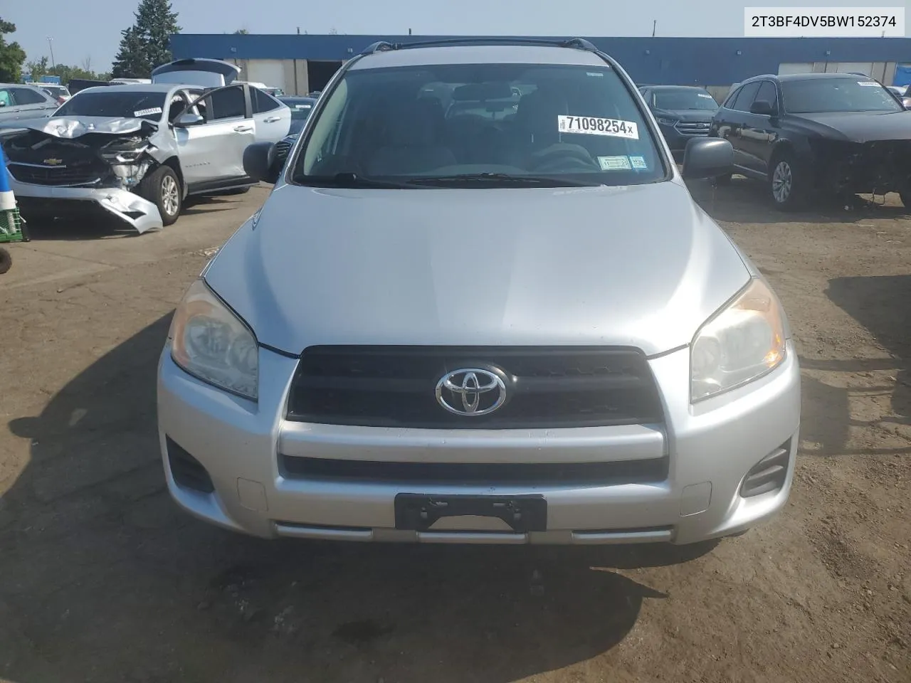 2011 Toyota Rav4 VIN: 2T3BF4DV5BW152374 Lot: 71098254