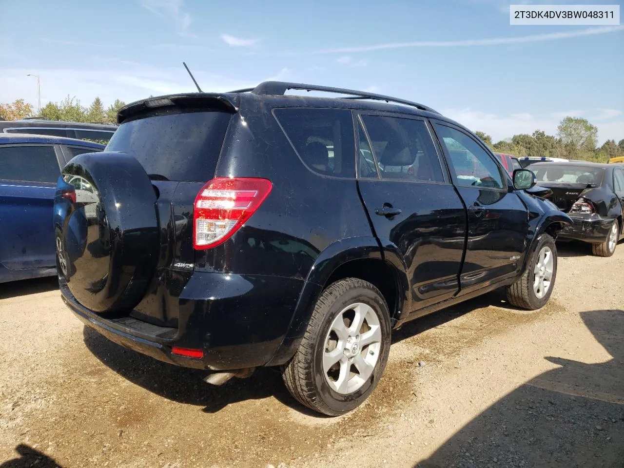 2011 Toyota Rav4 Limited VIN: 2T3DK4DV3BW048311 Lot: 71294644