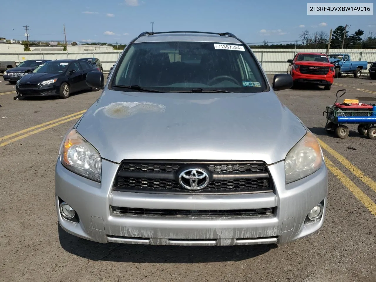 2011 Toyota Rav4 Sport VIN: 2T3RF4DVXBW149016 Lot: 71367554