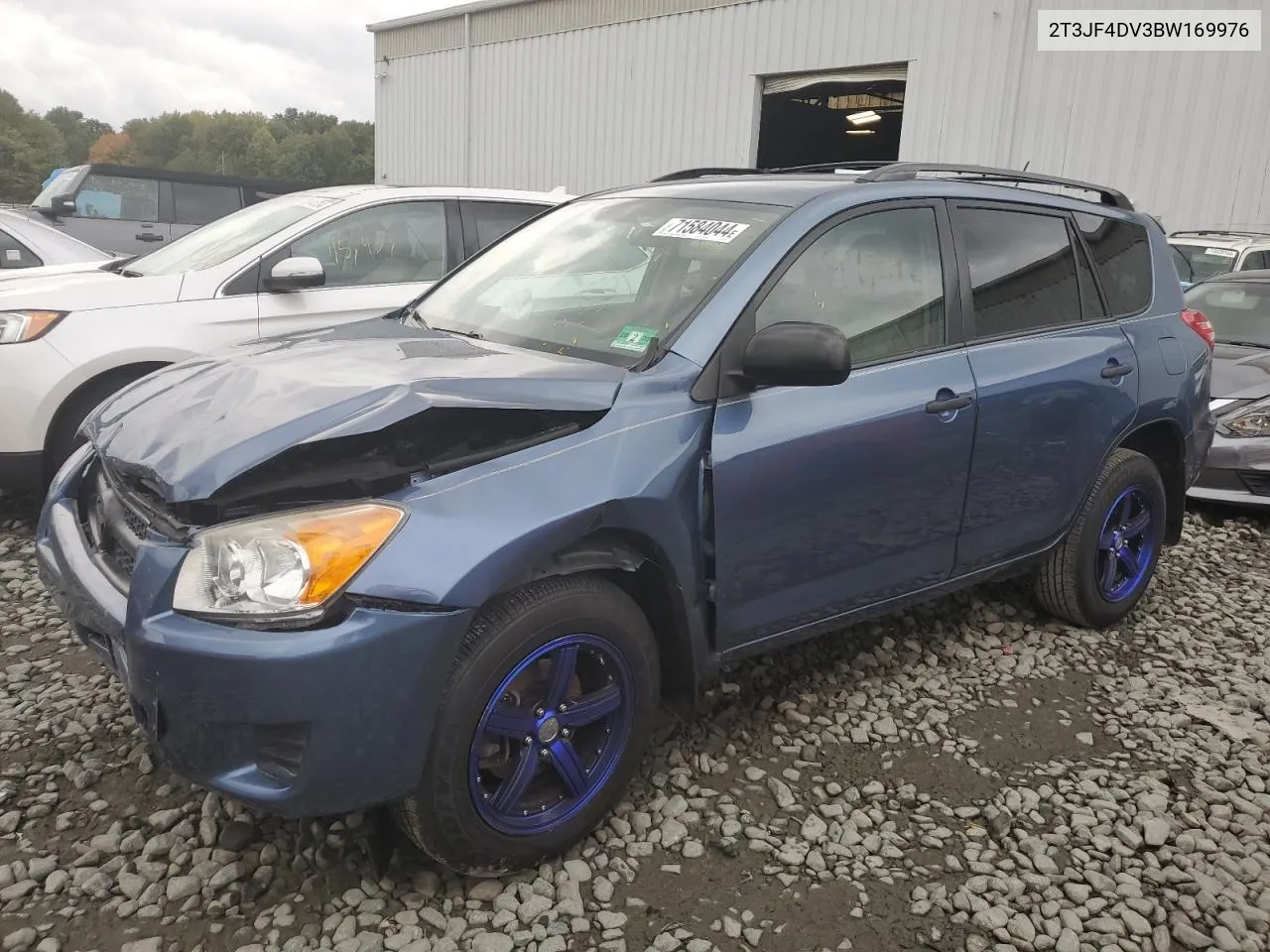 2011 Toyota Rav4 VIN: 2T3JF4DV3BW169976 Lot: 71584044