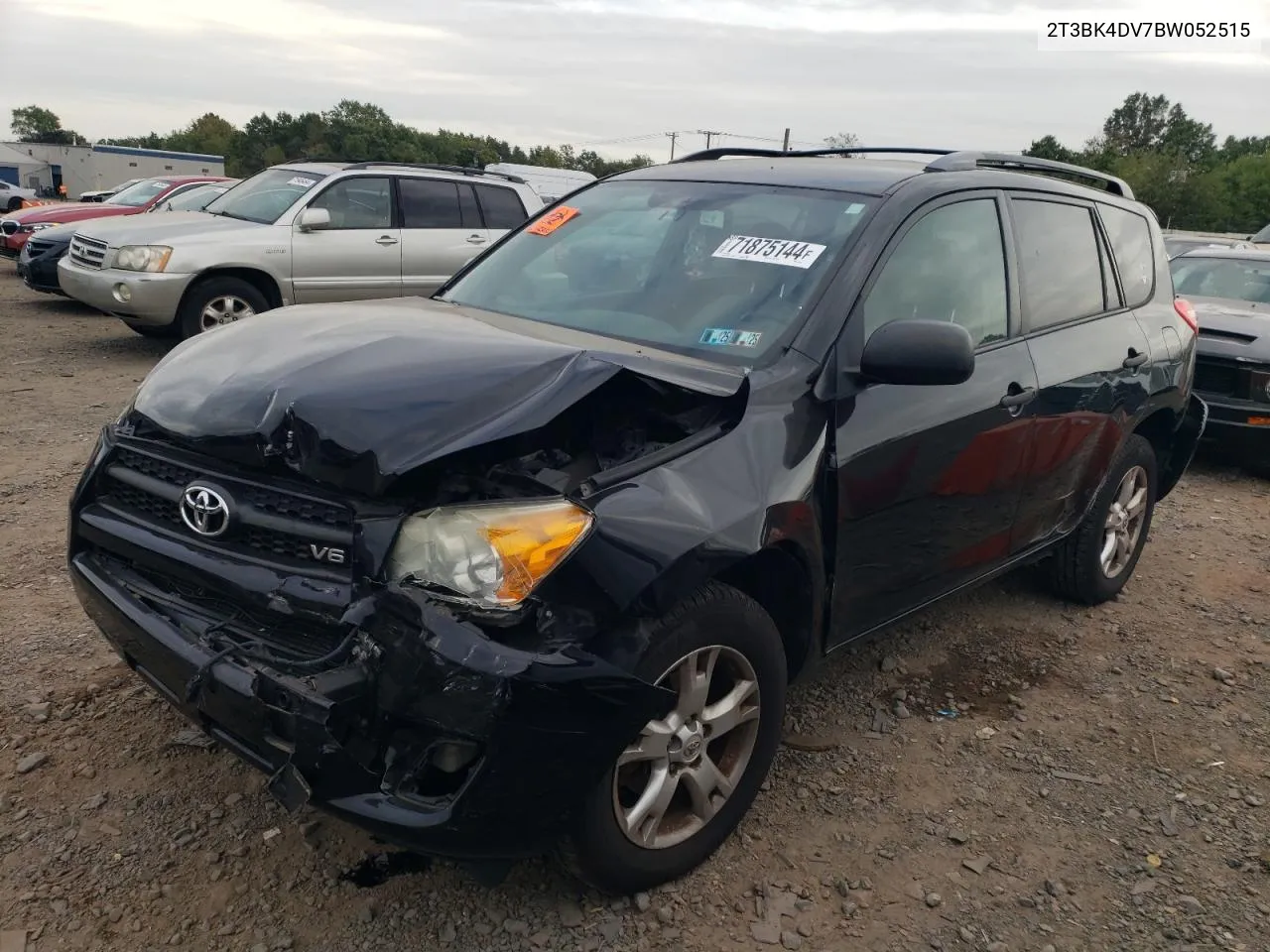 2011 Toyota Rav4 VIN: 2T3BK4DV7BW052515 Lot: 71875144