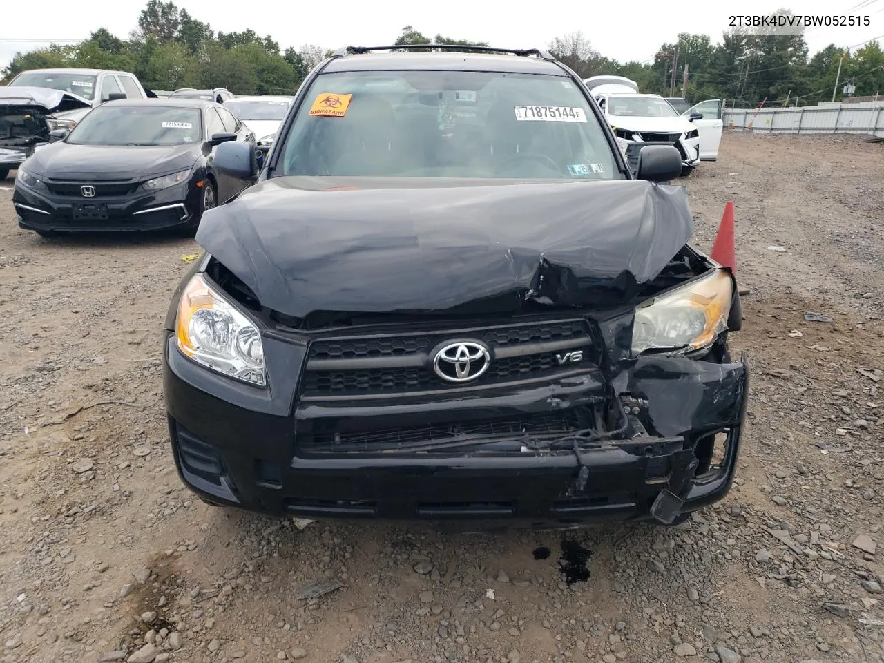 2011 Toyota Rav4 VIN: 2T3BK4DV7BW052515 Lot: 71875144