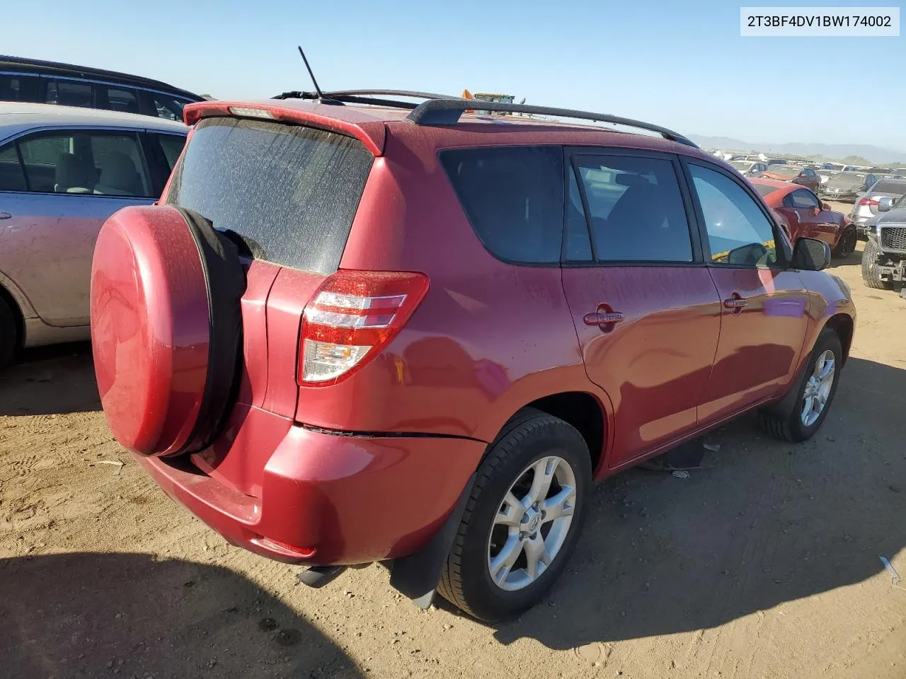 2011 Toyota Rav4 VIN: 2T3BF4DV1BW174002 Lot: 72080994