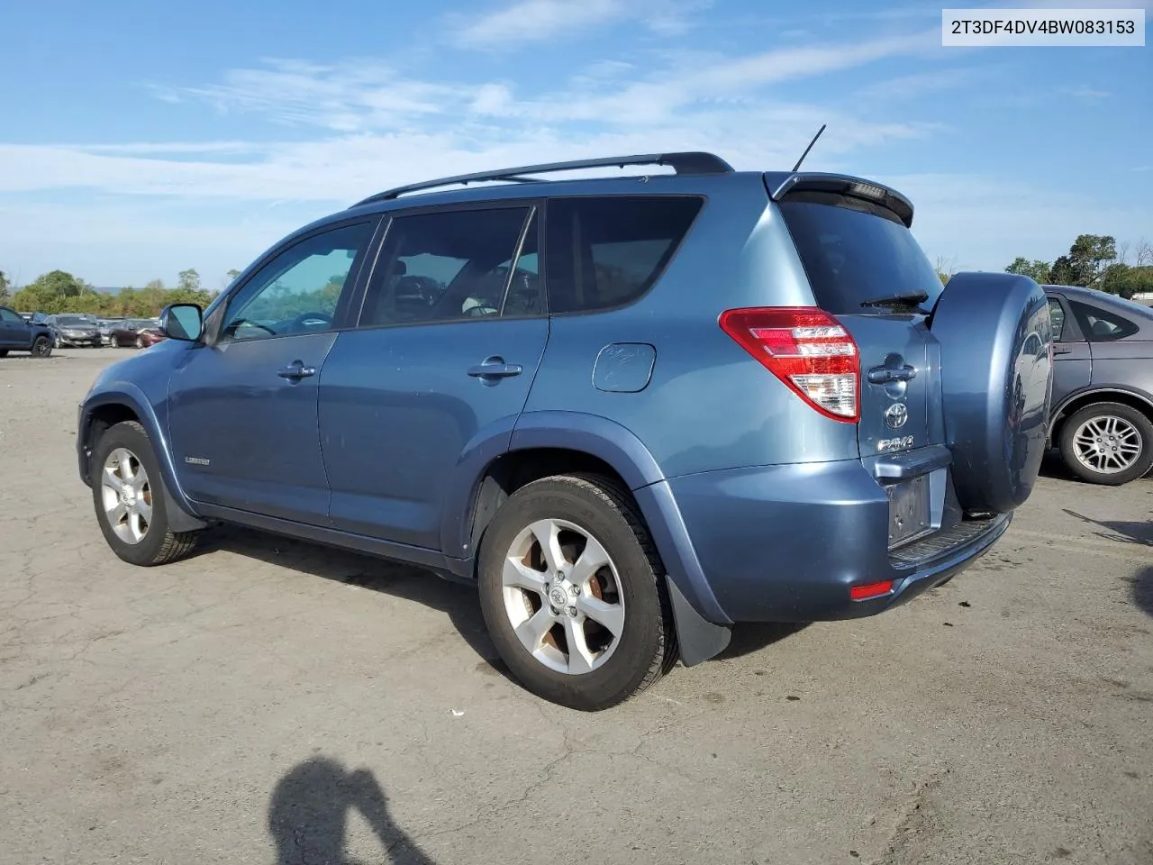 2011 Toyota Rav4 Limited VIN: 2T3DF4DV4BW083153 Lot: 72199164