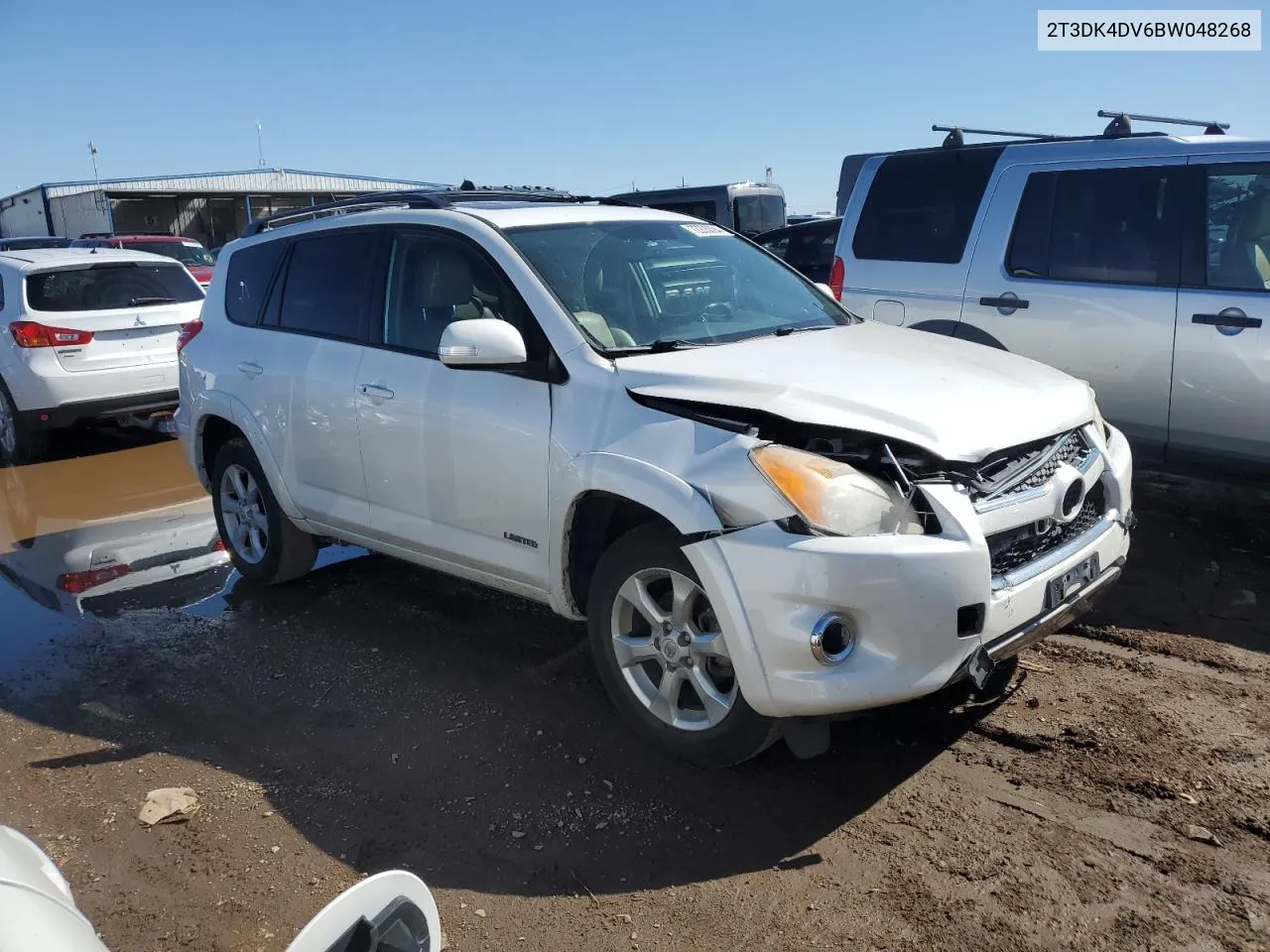 2T3DK4DV6BW048268 2011 Toyota Rav4 Limited