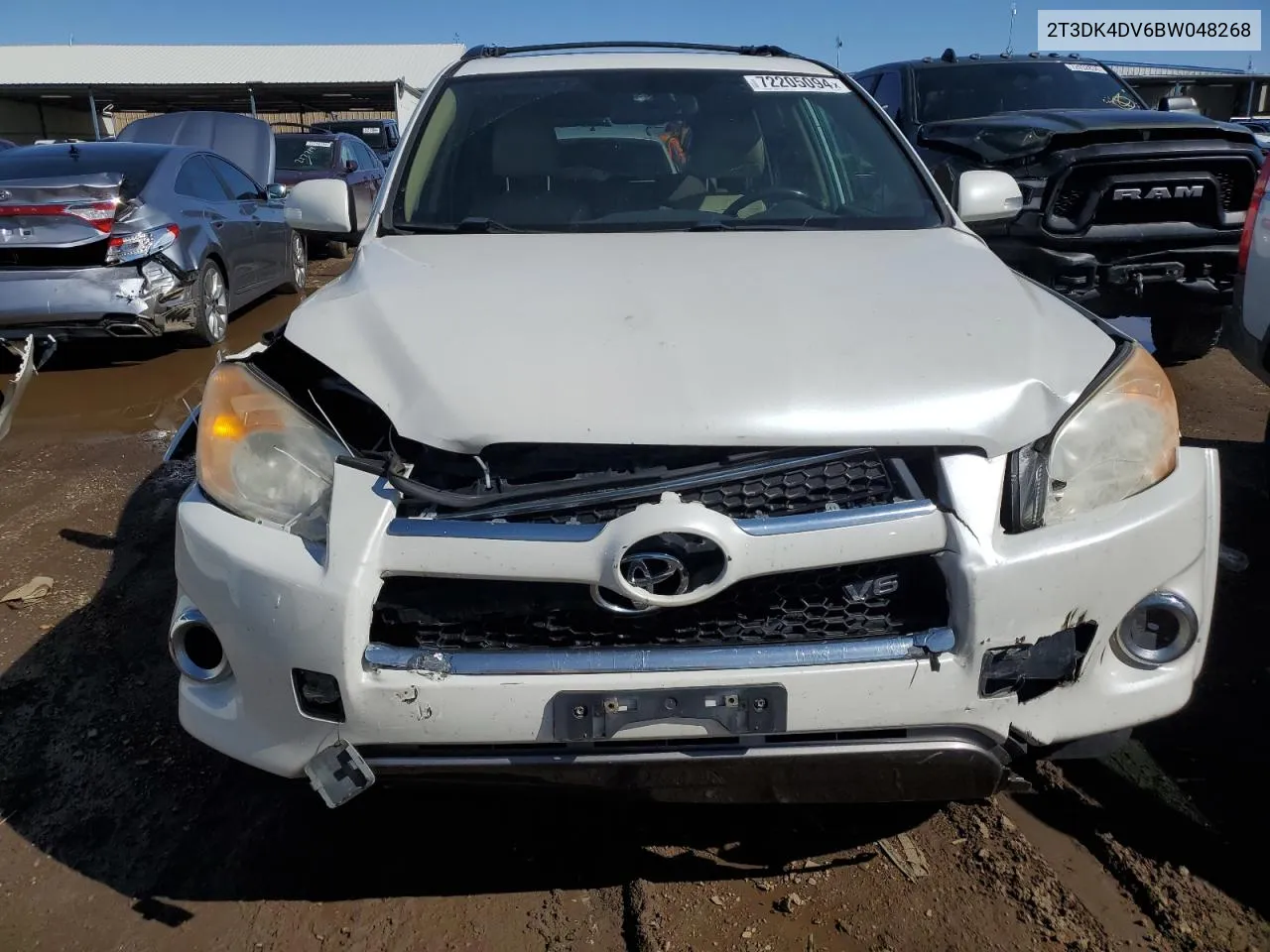 2T3DK4DV6BW048268 2011 Toyota Rav4 Limited