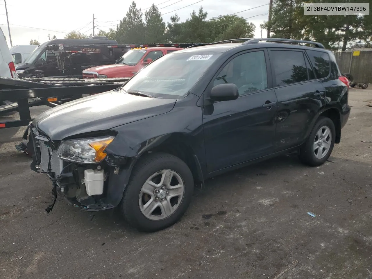 2011 Toyota Rav4 VIN: 2T3BF4DV1BW147396 Lot: 72217644