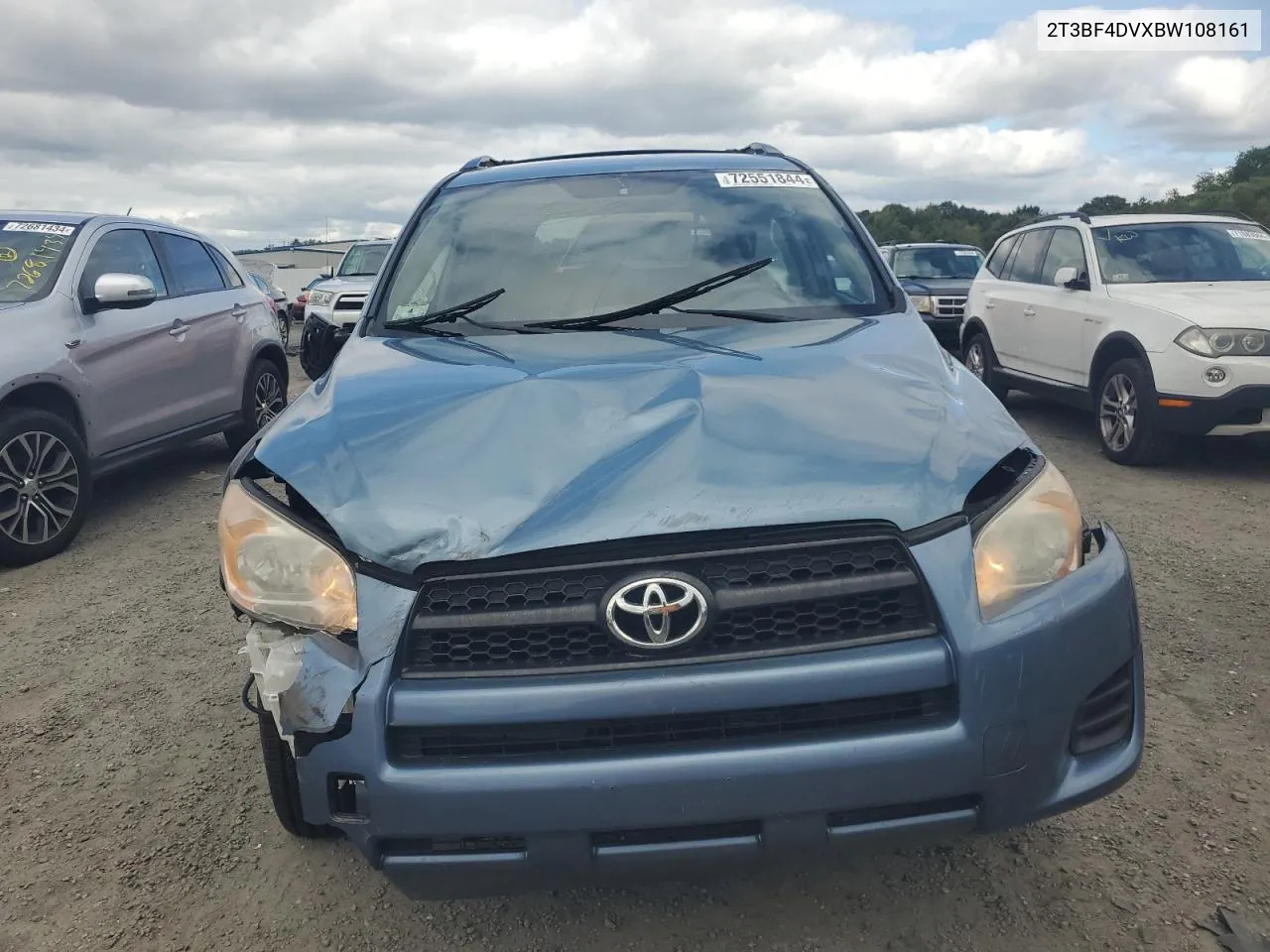 2011 Toyota Rav4 VIN: 2T3BF4DVXBW108161 Lot: 72551844