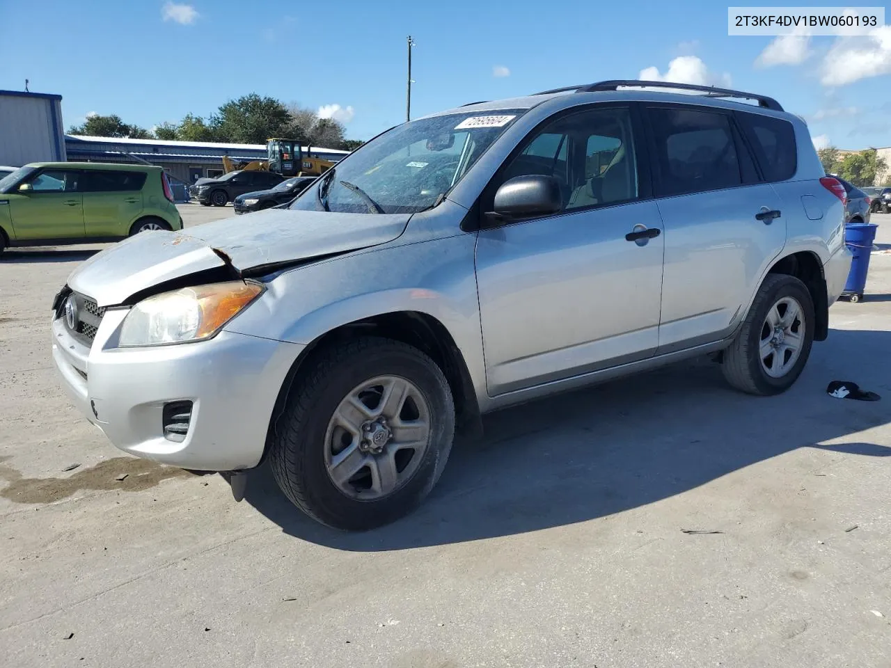 2011 Toyota Rav4 VIN: 2T3KF4DV1BW060193 Lot: 72695604