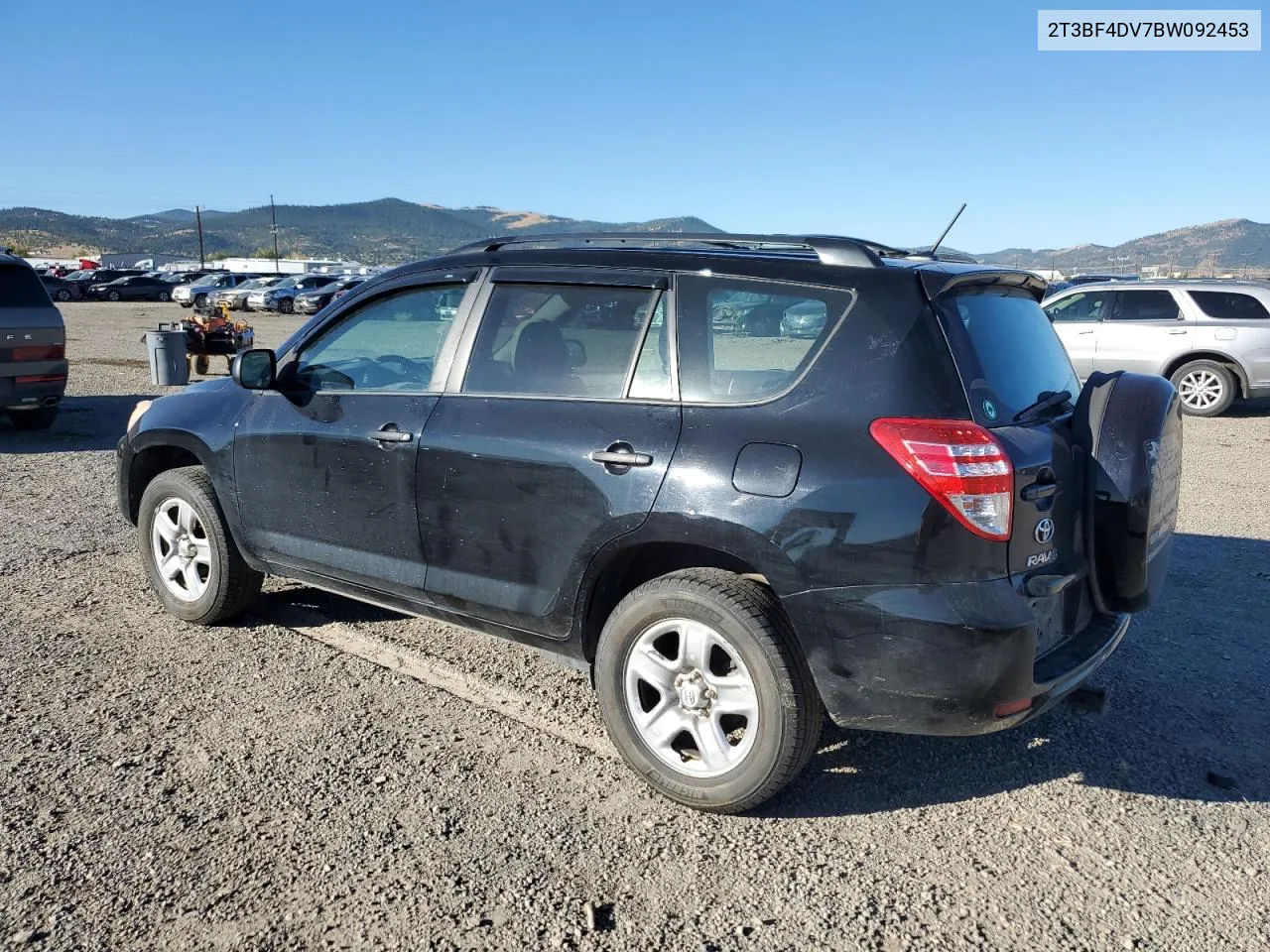 2011 Toyota Rav4 VIN: 2T3BF4DV7BW092453 Lot: 72822844