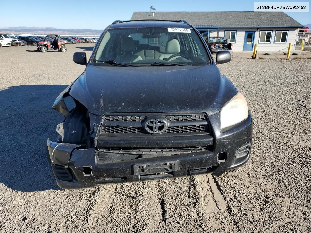 2011 Toyota Rav4 VIN: 2T3BF4DV7BW092453 Lot: 72822844