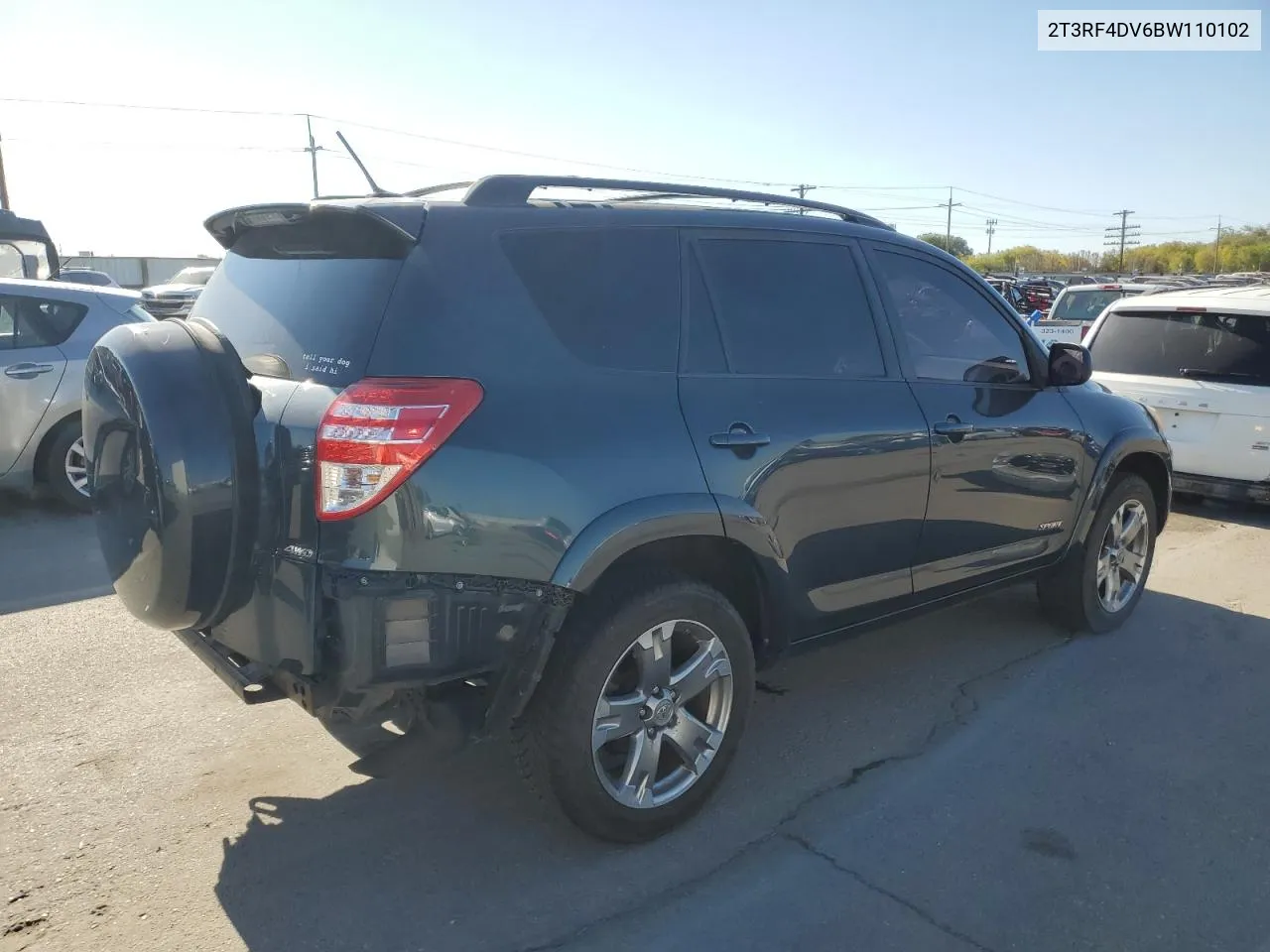 2011 Toyota Rav4 Sport VIN: 2T3RF4DV6BW110102 Lot: 72889884