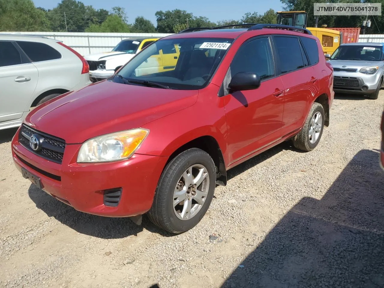 2011 Toyota Rav4 VIN: JTMBF4DV7B5041378 Lot: 72921124