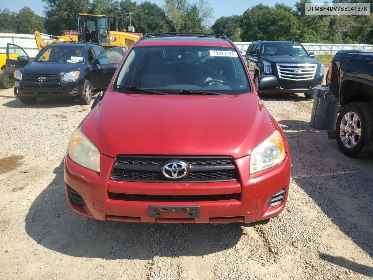 2011 Toyota Rav4 VIN: JTMBF4DV7B5041378 Lot: 72921124