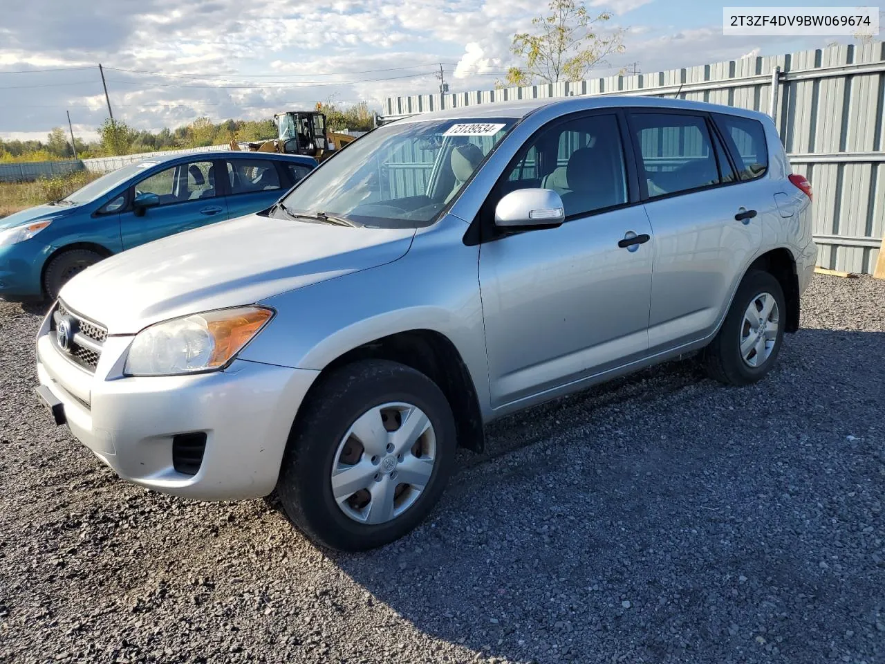 2011 Toyota Rav4 VIN: 2T3ZF4DV9BW069674 Lot: 73139534