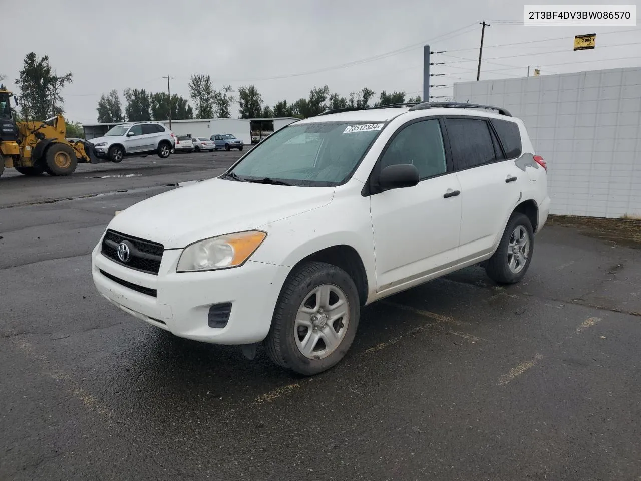 2011 Toyota Rav4 VIN: 2T3BF4DV3BW086570 Lot: 73512324