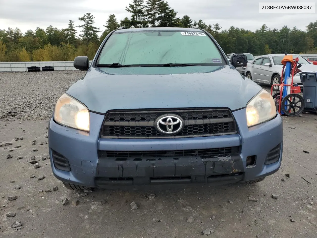 2011 Toyota Rav4 VIN: 2T3BF4DV6BW088037 Lot: 74097394